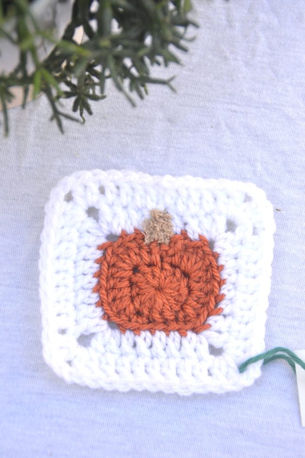 Granny square citrouille