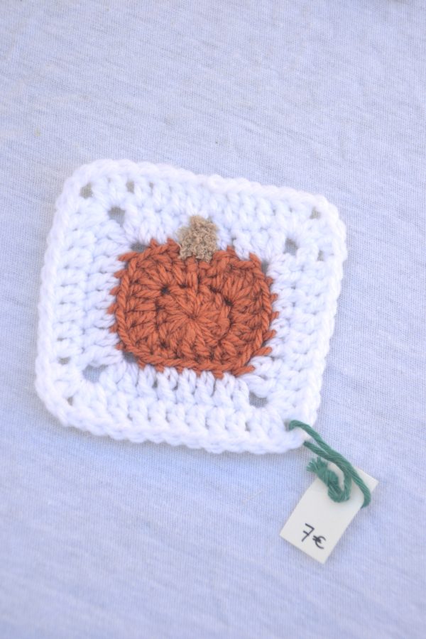 Granny square citrouille