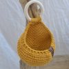 Panier goutte coton moutarde